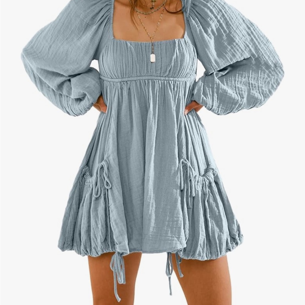 Light Blue Mini Dress